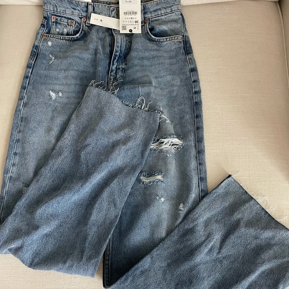 Zara wide leg jeans BNWT - Picture 6 of 6